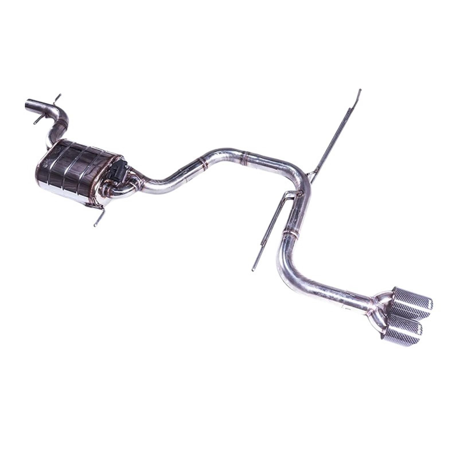 Turbo Splitter Zawór Pasuje do Volkswagen EOS 2.0T Catback 304 ze stali nierdzewnej regulowany tłumik wydechowy o wysokiej wydajności Zawory przedmuchy
