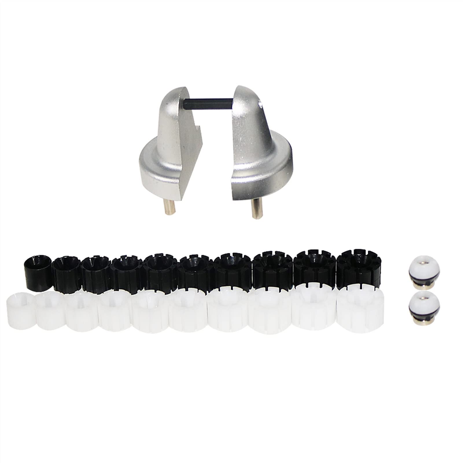 1 0kg Boule de gravure Boule à bille Vise Tool DIY Bijoux Faire des équipements de réglage de la bague en pierre de diamant avec une pièce jointe complète