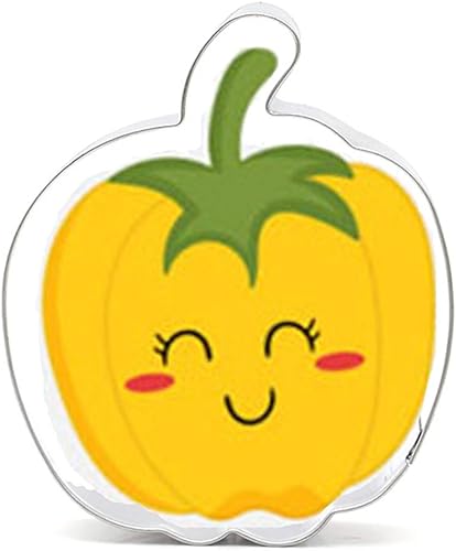 Miniatura 5 de Juego de 12 cortadores de galletas de verduras, berenjena, maíz, rábano, calabaza, tomate, acero inoxidable, marco de placa, pastelería, galletas,