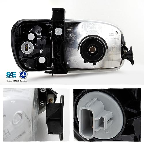 AKKON - For 2000 2001 2002 2003 2004 Toyota Tundra Regular | Access Cab Headlights w/Corner Lights LH + RH Pair