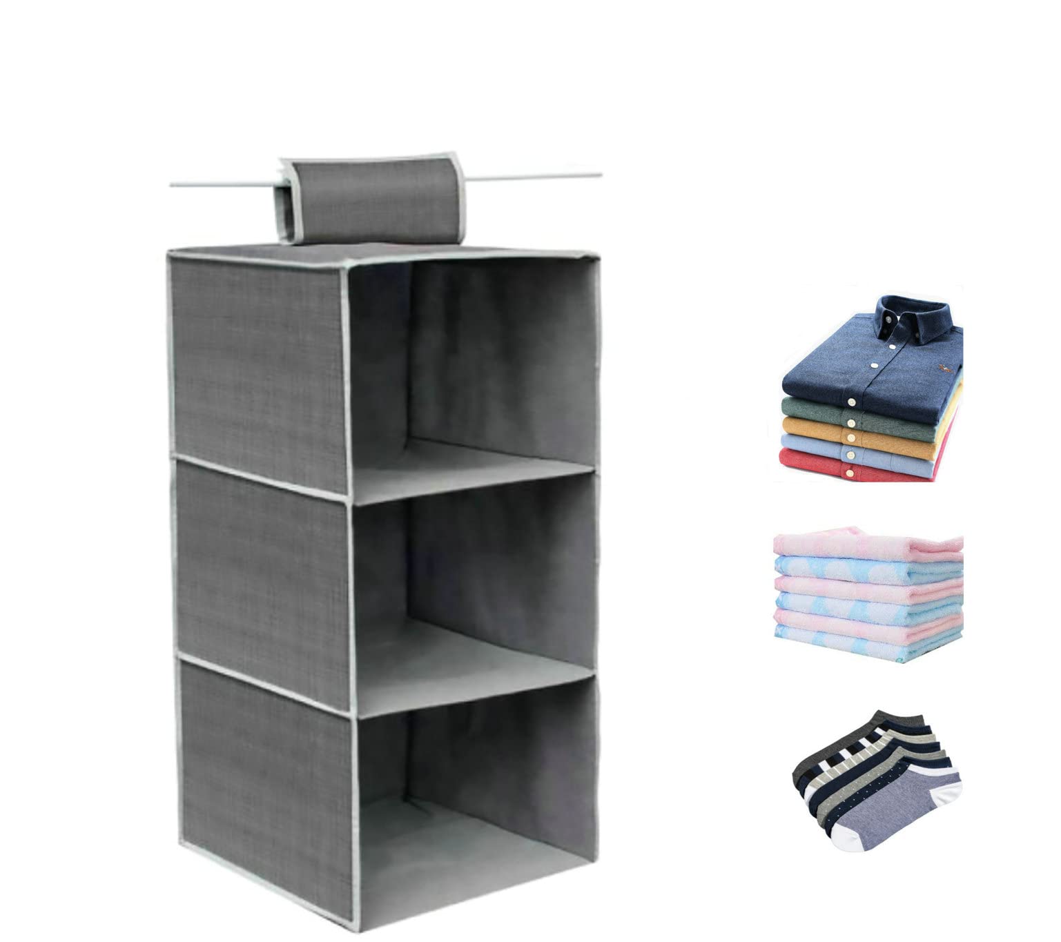 Organizzatore Appendibile Armadio 5 Ripiani - Pieghevole Per Scarpe, Cappelli, Accessori | Salvaspazio