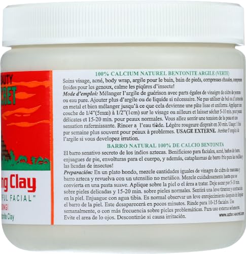 Aztec Secret Indian Healing Clay Deep Pore Cleansing, 1 Pound (3 Pack)