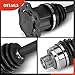 A-Premium CV Axle Shaft Assembly Compatible with Audi Q5 2011-2012 L4 2.0L, Front Left or Right, Replace# 8R0407271B, 8R0407271BX
