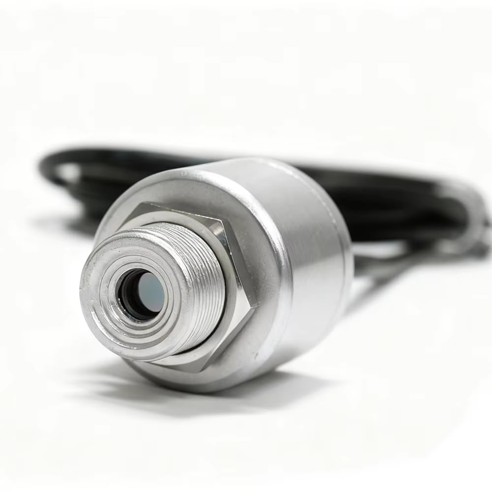 Toplionace Termómetro Infrarrojo de Baja Temperatura de 24V, de Alta Precisión, de Grado Industrial, de 0 a 500 ℃, con Pantalla de Temperatura. (0-200°C)