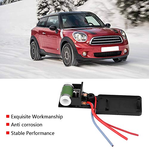 Radiator Fan Resistor, 17117541092R Car Engine Cooling Radiator Fan Motor Resistor, Car Engine Blower Fan Replacement Fan Resistor Fit for Mini R50 R52 R53 03-08, Black by Estink - Used condition - Image 3