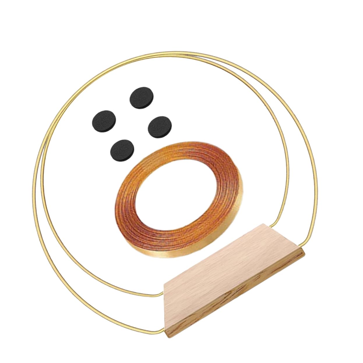 Hemoton Metal Floral Hoop Centerpiece DIY Wedding Decor Macrame Wreath Hoop Floral Iron Wreath Ring