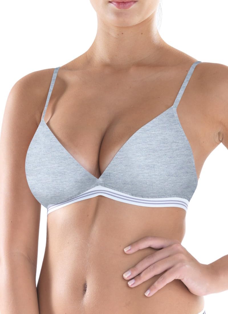 Girls' First Bra 1566 – 95% Cotton 5% Elastane Wirefree Soft Cup Training Bra