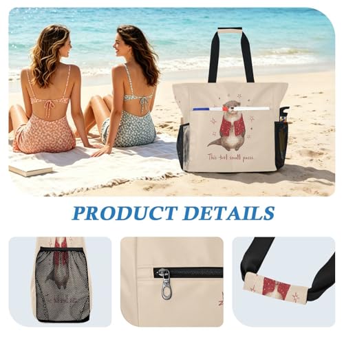 Sac pour jouets et serviettes : lot de 2 grands cabas de rangement