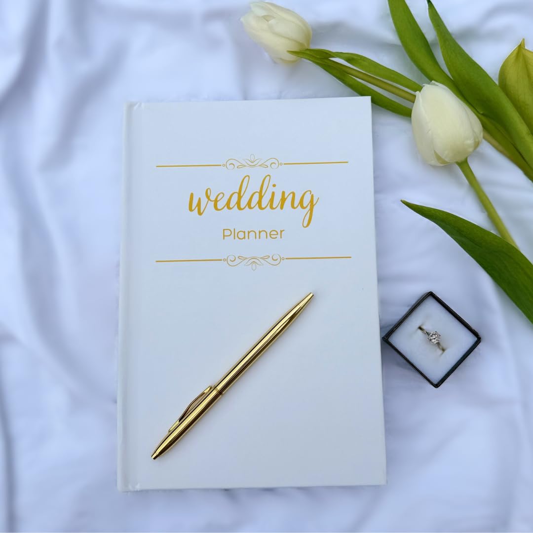 Expert Wedding Planner Book and Organiser for UK Brides, White, Case - Image 2