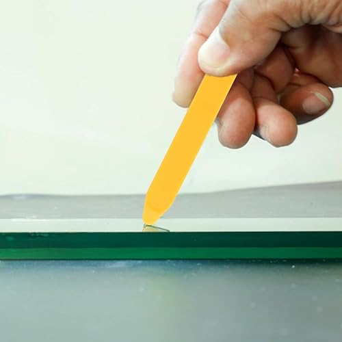 Miniatura 7 de Raspador de plástico Hemobllo Juego de 20 herramientas de calafateo de silicona, herramienta de acabado de lechada para sellado de suelos de cocina