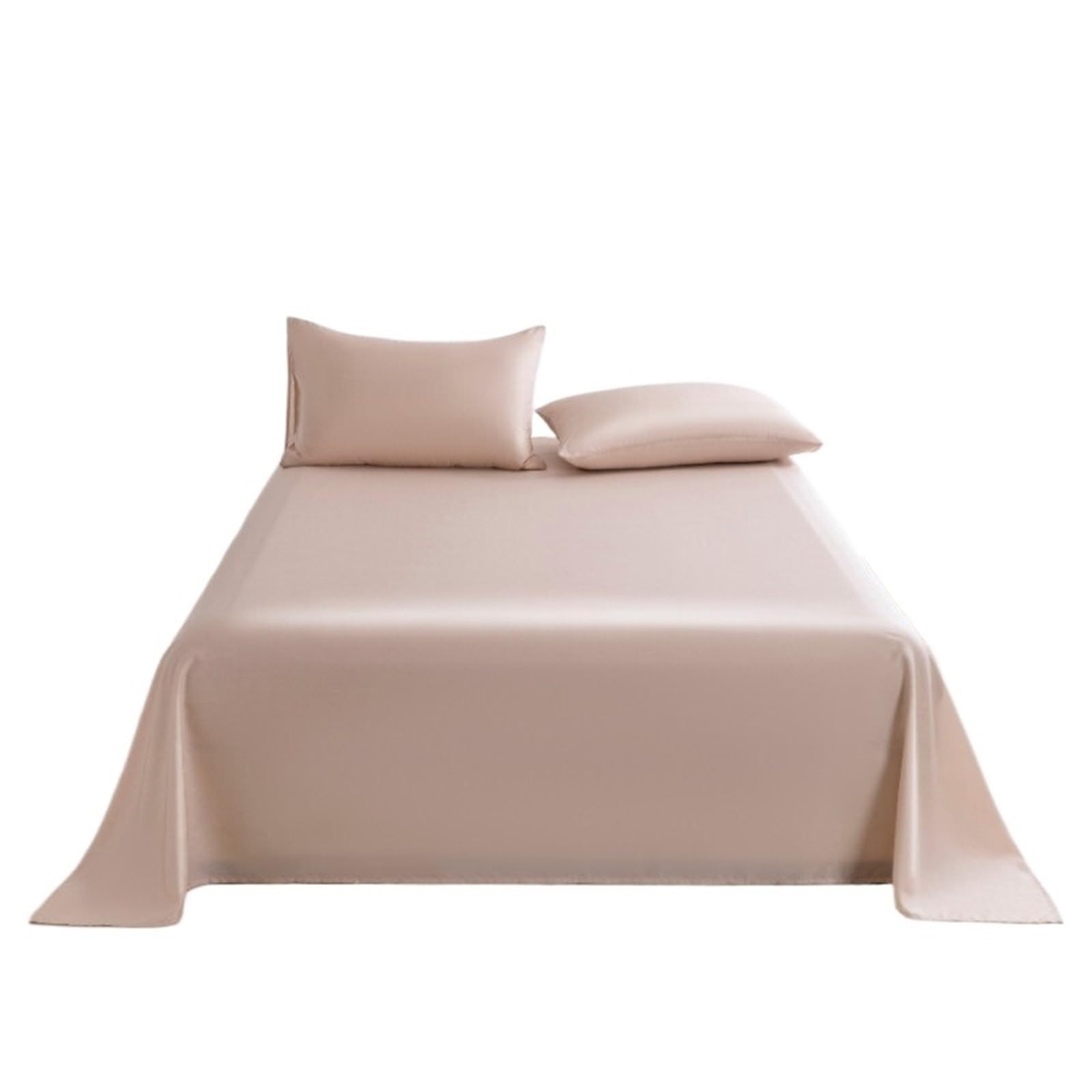 Drap de lit en soie glacée lavable en machine teinture réactive grand format couleur or