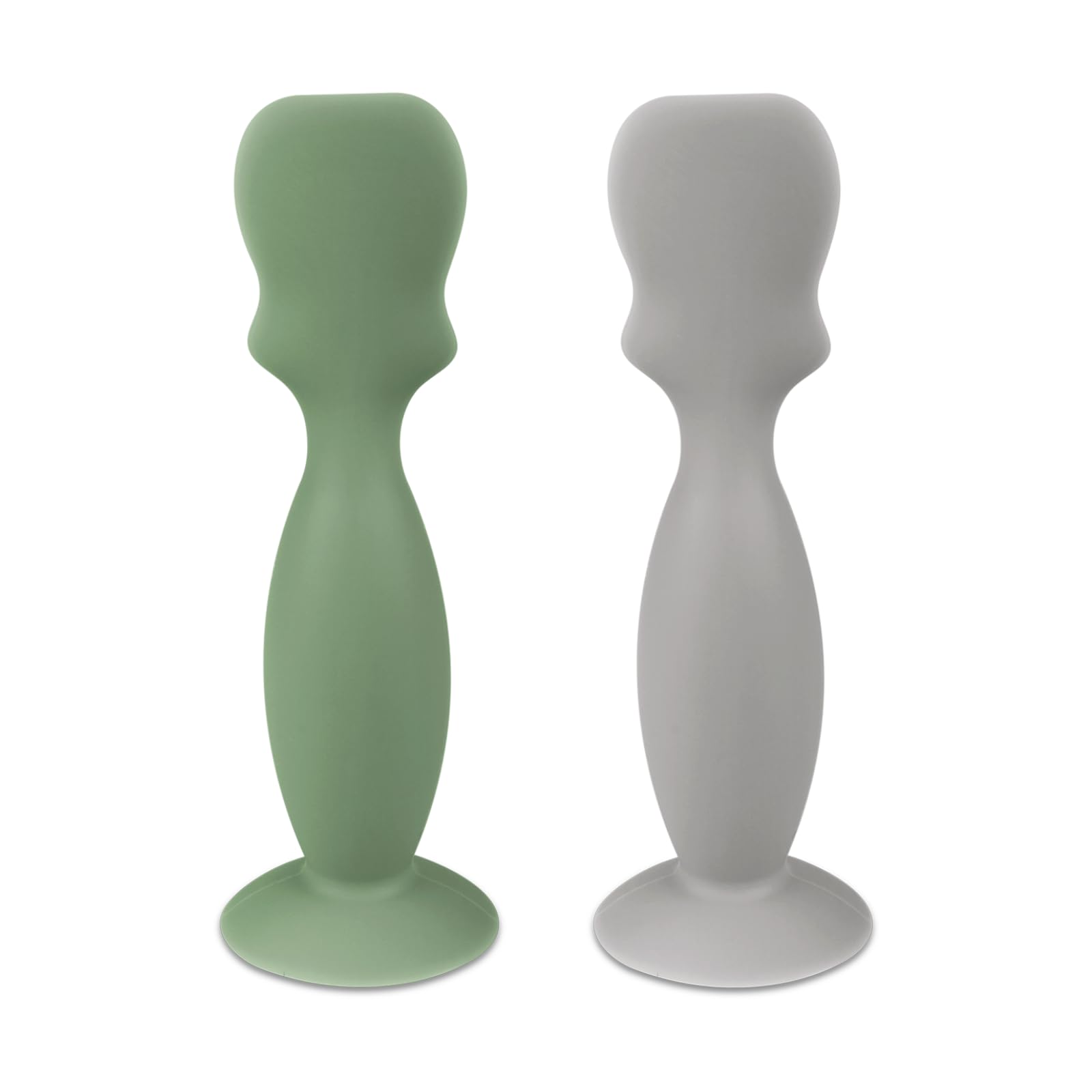 Nearbyme Mini Size Baby Diaper Cream Spatula Applicator Soft Silicone Baby Butt Paste Spatula (2Pack)