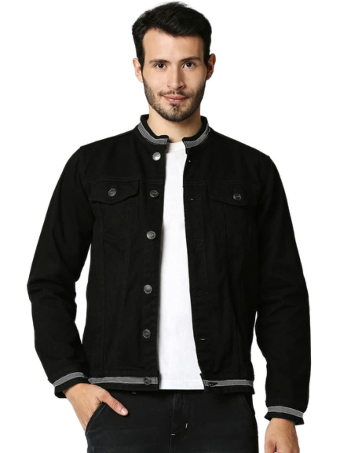 high star Men's Standard Length Denim Jacket-picture-8