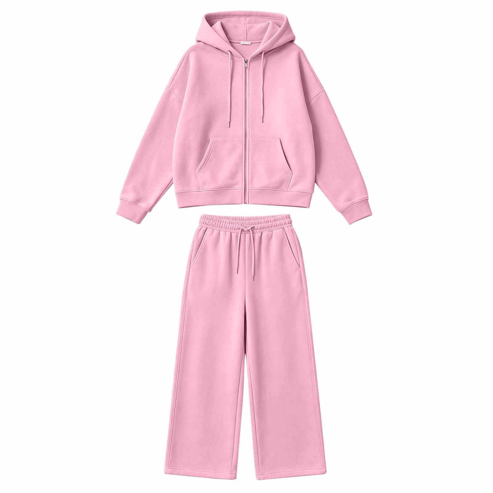 Chándal Mujer Baggy Los Angeles S-3XL, sudadera con capucha y cremallera