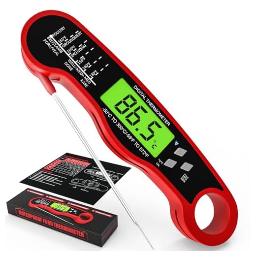 AWLKIM Instant Read Waterproof Thermometer