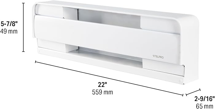 Stelpro Brava Electric Baseboard Heater - 300W 240V - AB03029W - White