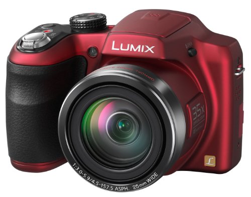 Panasonic LUMIX DMC-LZ30 – Cámara Digital (16.1 MP, Bridge, 25.4/58.4 mm (1/2.3 «), 35 x, 4 x, 4.5-157.5 mm) Rojo