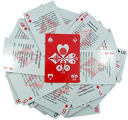 Catholic Doctrine Standard Index Playing Cards (Blue or Red)