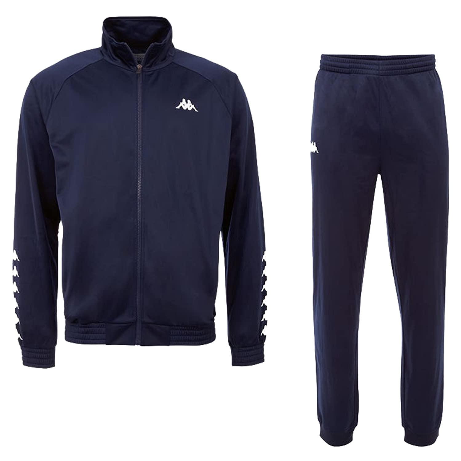 Kappa Tracksuit Till Men I trainingspak voor heren I Ideaal voor sport en vrije tijd I, caviar, S