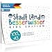 Produktbild GOODS+GADGETS Stadt, Land, Besserwisser Kids Junior Edition für Kinder - der Spiele-Klassiker Stadt Land Fluss in der XXL Neuauflage mit 38 Kategorien