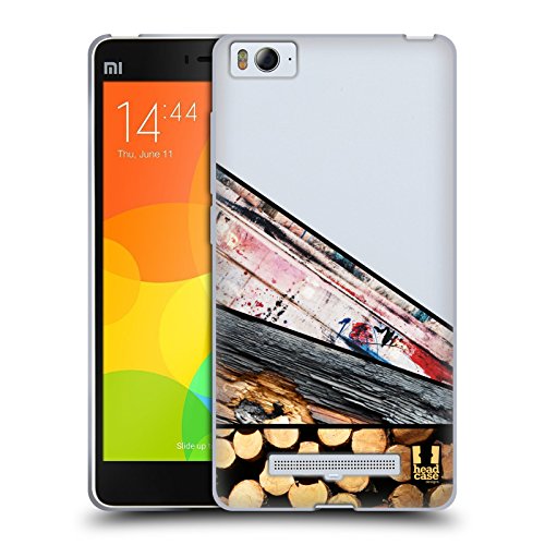 Head Hülle Designs Blockade Sammlung Holz Déco Soft Gel Hülle für Xiaomi Mi 4c / Mi 4i
