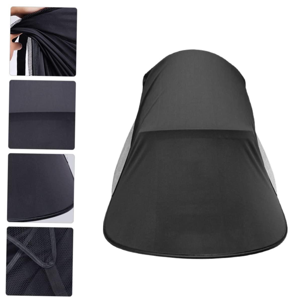 HEMOTON Portable Stroller Awning Sunshade Stroller Cover Sturdy Frame Full Coverage for Baby Safety