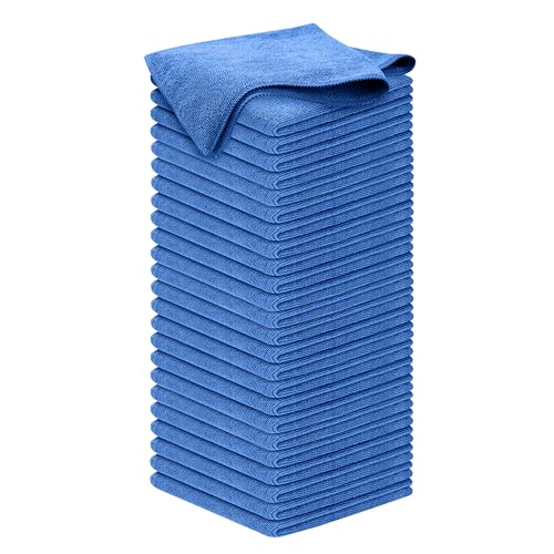 USANOOKS Premium 300GSM Microfiber Cleaning Cloth - 12.5"x12.5" High Performance - 1200 Washes, Ultra Absorbent Microfiber Towels for Cars Undercarriage, Rims & Engine Bay Cleaning - Microfiber Cloth