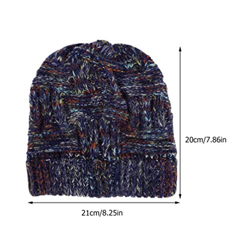 Gorro de inverno feminino BESPORTBLE, chapéu de inverno, gorro despojado para esportes ao ar livre,