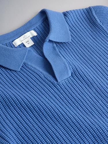 Pull texturé à manches courtes THE SET pour garçon - Lot de 2 avec col Trophy - 4