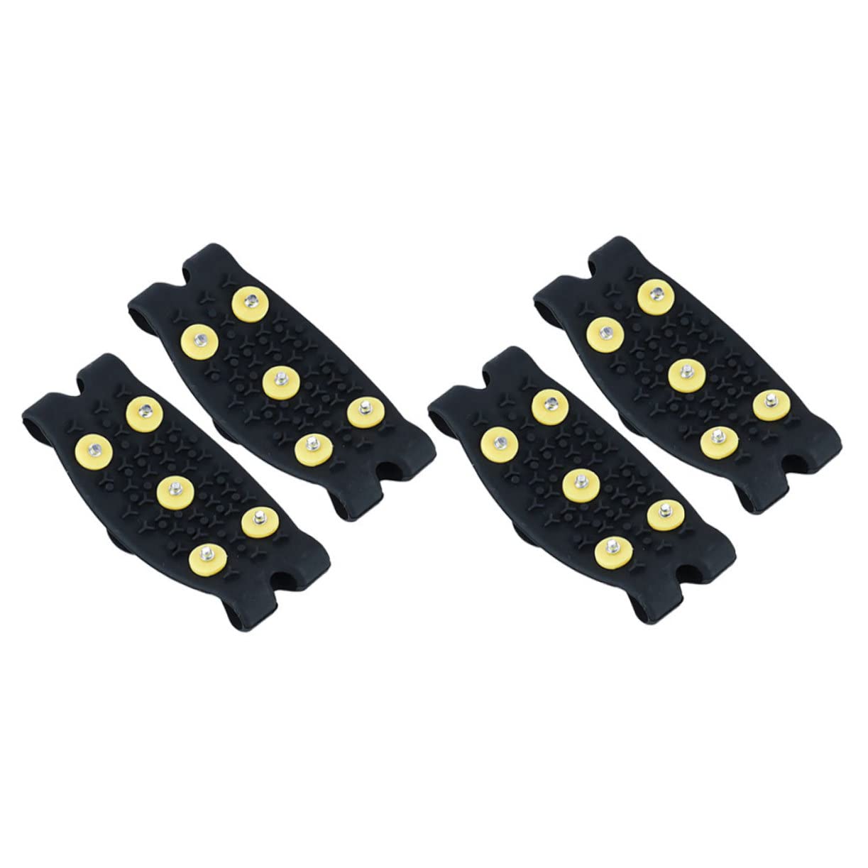 BESPORTBLE 2paires Crampons à Glace pour Chaussures Crampons à Neige Pratiques Semelles Antidérapantes pour Glace et Neige Pointes pour Chaussures Couvre-chaussures Antidérapants