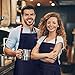 Delantal Cocina Demin Jean de Trabajo para Hombre y Mujer Camarero, Delantales...