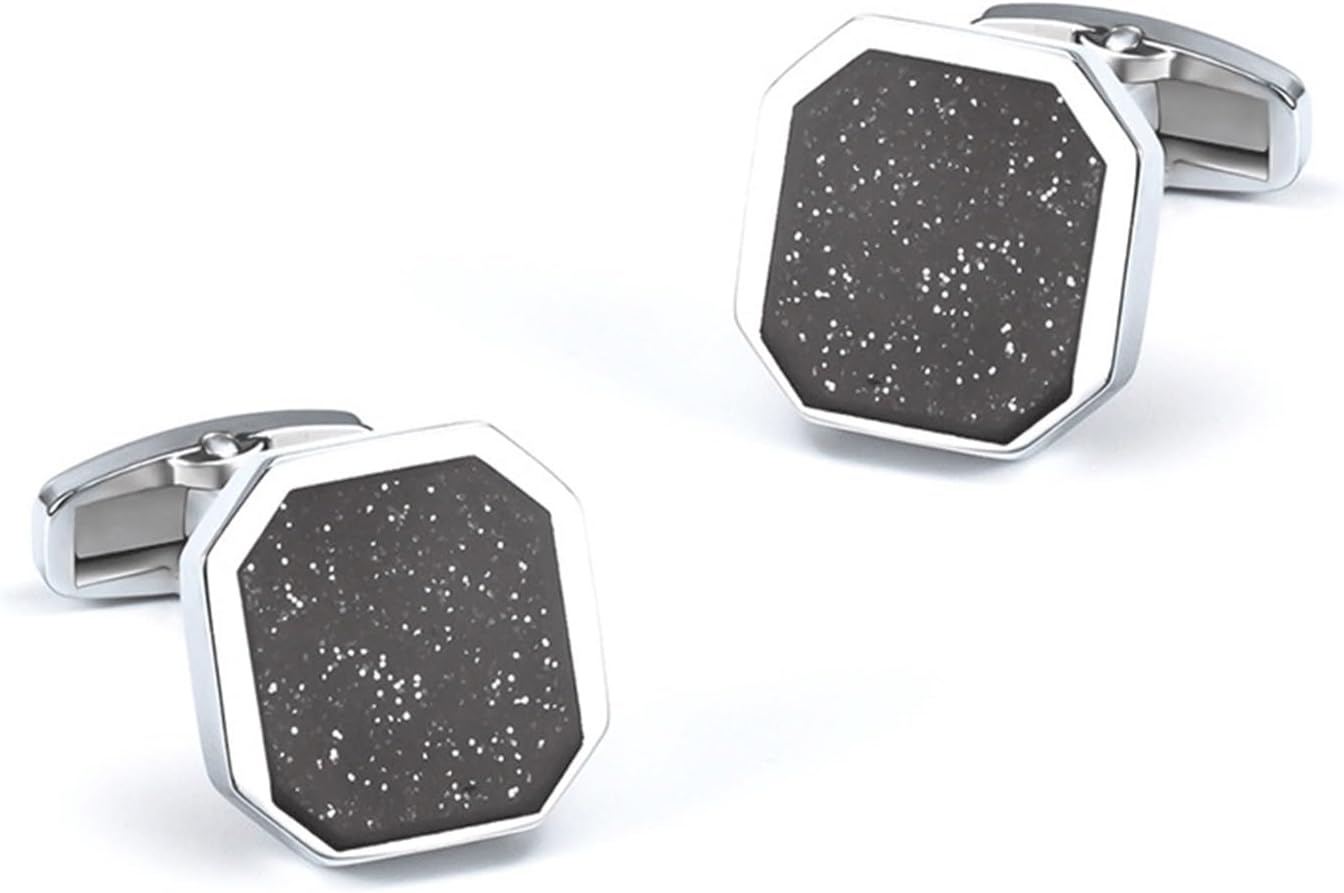 オーバル象嵌ゴールドフレンチカフスメンズシャツスリーブネイルスーツアクセサリー エルパオムエル] オーバル象嵌ゴールドフレンチカフスメンズシャツスリーブネイルスーツアクセサリー  Ellno Loset（エルノロゼット）の「花刺繍フレアスリーブシャツ（ シャツ/ブラウス ... 多角形象嵌ゴールド砂岩継手合金カフス男性用フレンチカフス