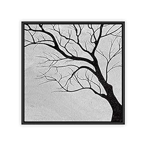 signwin Framed Canvas Wall Art Black and White...