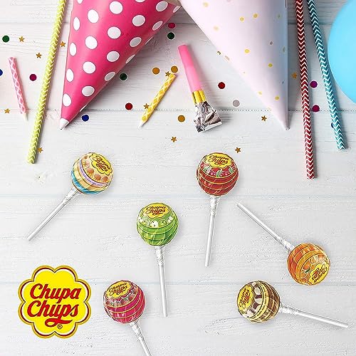Lot de 50 bonbons Chupa Chups Sugar Free Lolly aux saveurs assorties. - vue 4