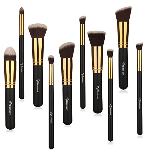 Soobest Makeup Brush Set (black +bag)