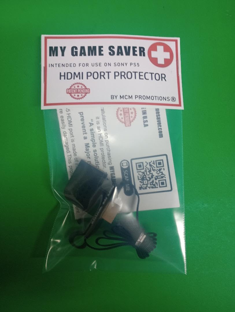 HDMI Port Protector for PlayStation PS5 black