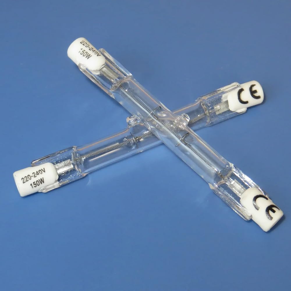 LEDLOCLB R7S Halogen Linear Light Bulb 70W/100W/150W 78mm Double Ended AC 220-240V 5PCS,78MM -70W,10PCS
