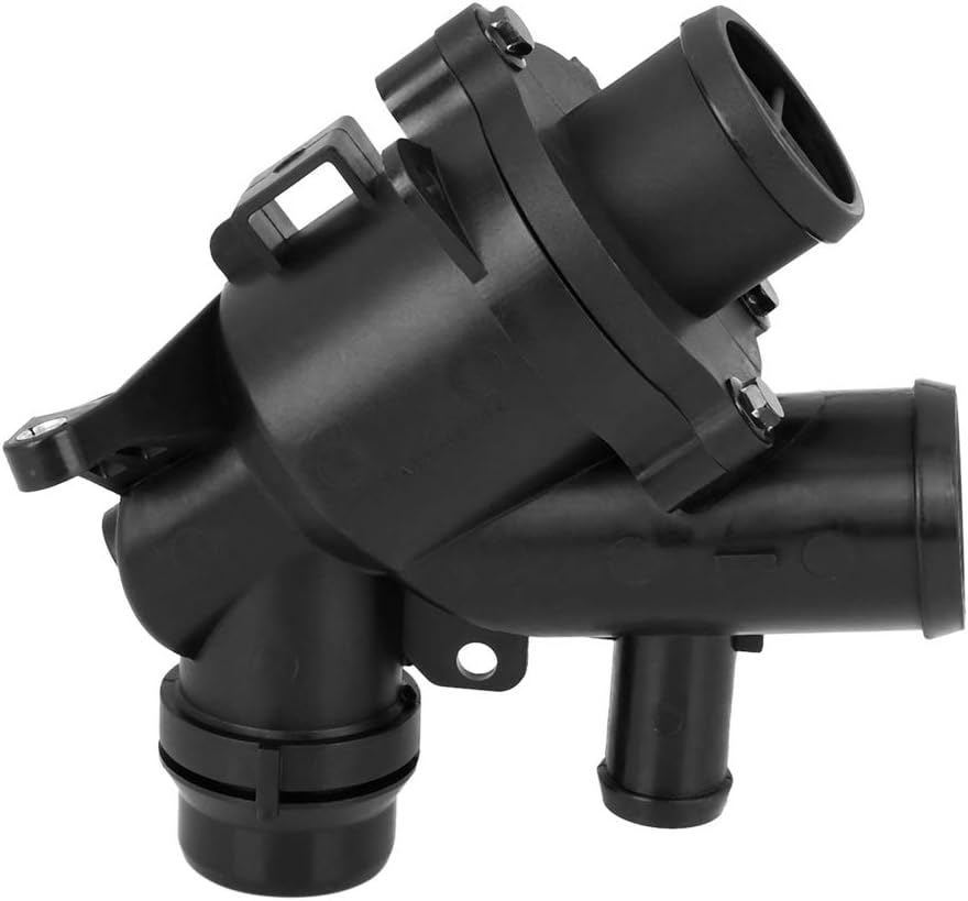 X AUTOHAUX LR032135 Car Engine Coolant Thermostat Housing for Land Rover LR4 for Range Rover Sport 2010-2013