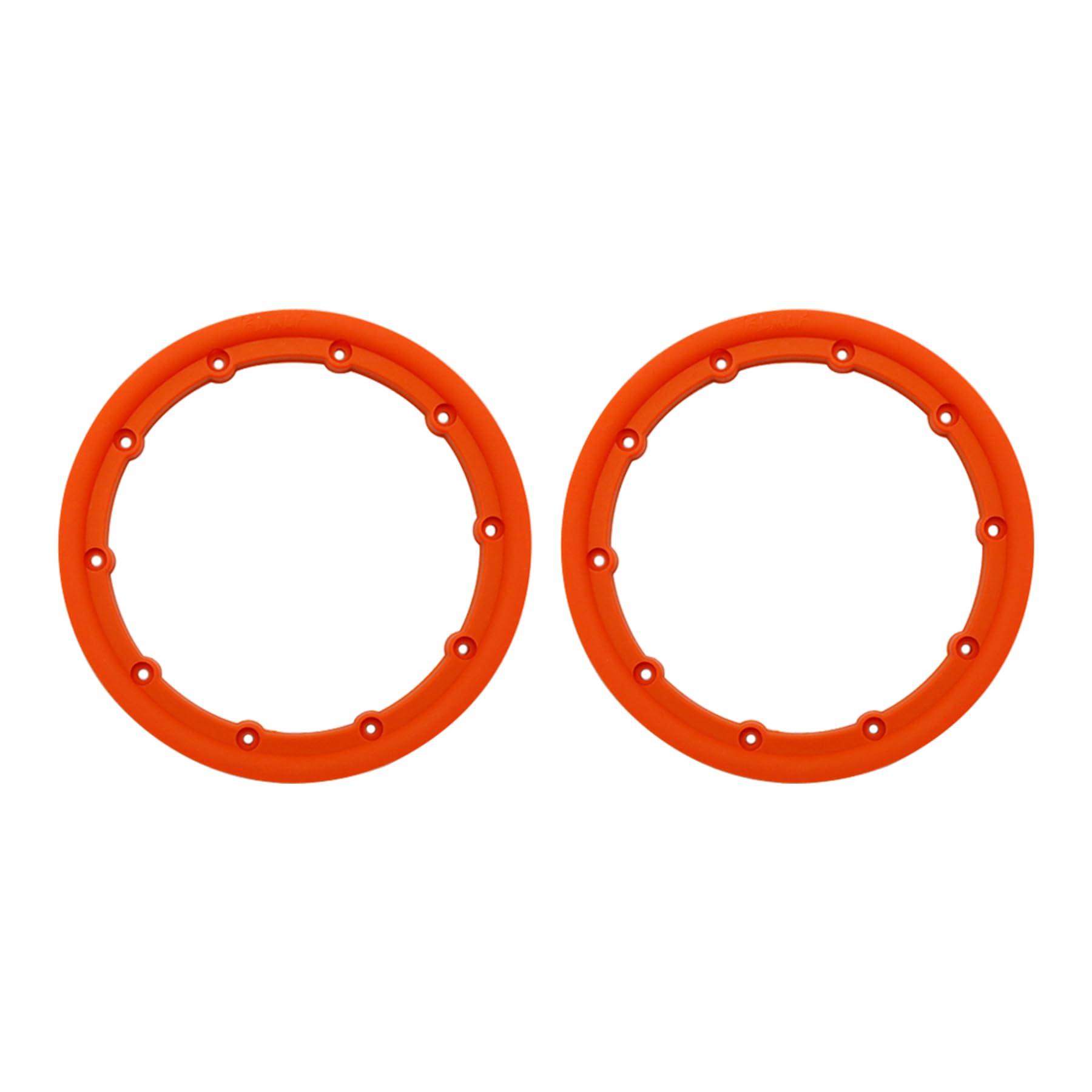 FLMLF Nylon Outside Beadlock Ring Kit Orange for Wheel Hub for 1/5 HPI Baja 5B 5T 5SC LOSI 5ive T RC CAR Truck Parts