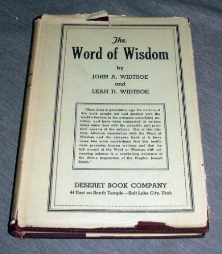 The Word of Wisdom - A Modern Interpretaion B001I1JB1E Book Cover