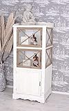 vitrine shabby chic selber machen Material: Holz, bemalt & Metallbeschläge