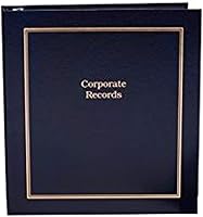 Vista 2 de HUBCO 3-Ring Business Binder Portfolio with Company Name Tag Insert and Slipcase (Black)