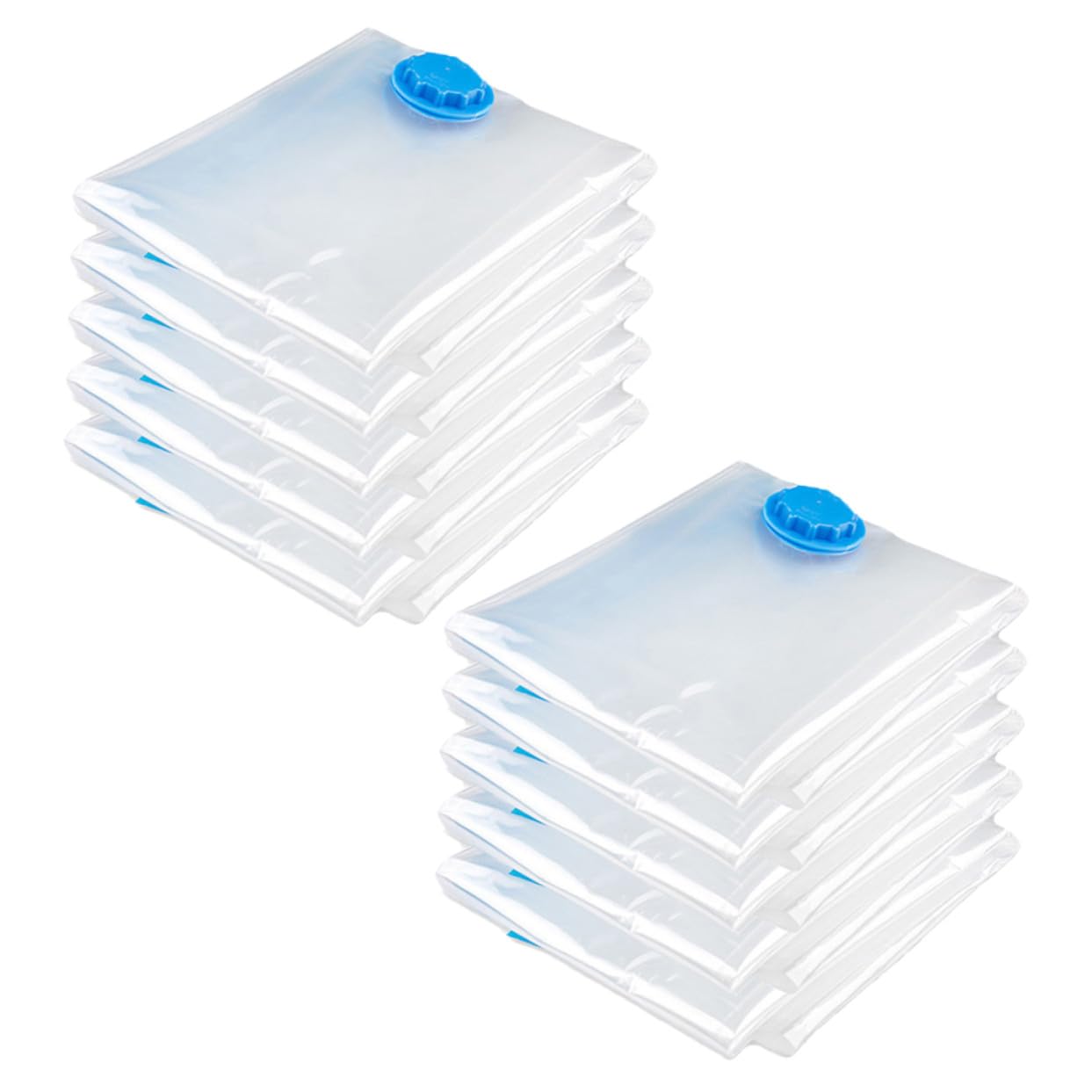 10 Stück Teiliges Wasserdichter Vakuum aufbewahrungsbeutel Platzsparende Kompressionsbeutel aus Umweltfreundlichem Material für Kleidung Bettwäsche und Quilts Faltbare Organizer