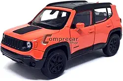 Jeep Renegade Trailhawk Pull Back 1/32 Welly Laranja