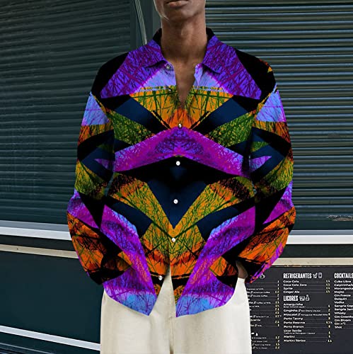 Men's Fashion Round Neck Sweatshirt Outdoor Ethnic Printed Shirts Loose Long Sleeved Pullover T Shirt Blouses Designer Shirt Men Trench Coats Long Sleeve Hoodie Shirts For Men Men T-Shirt #TOP4