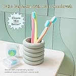 Cocofloss Woven Dental Floss, Dentist-Designed Oral Care, Coconut Scent, Waxed, Expanding, Kid-Friendly String Floss with Coconut Oil, 4 Spools (33 yd Each) - Image 4