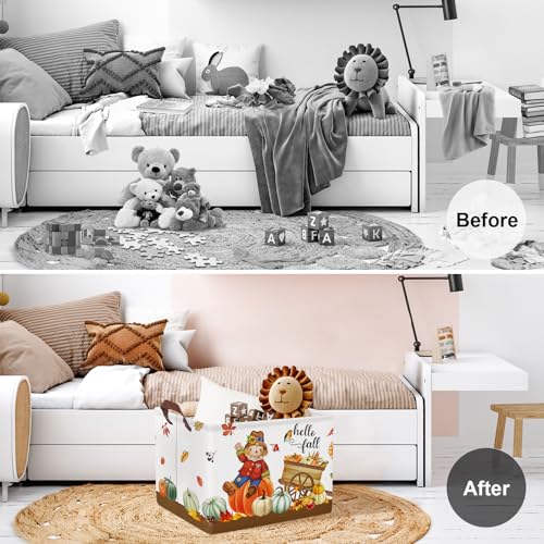 Clastylepumpkinturkeygiftbasketlargemapleleafscarecrowcartfallbasketfarmharveststoragebinforclothestoybook Urban Country Home Decor Clastyle pumpkin turkey gift basket large maple leaf scarecrow cart fall basket farm harvest storage bin for clothes toy book urban country home decor