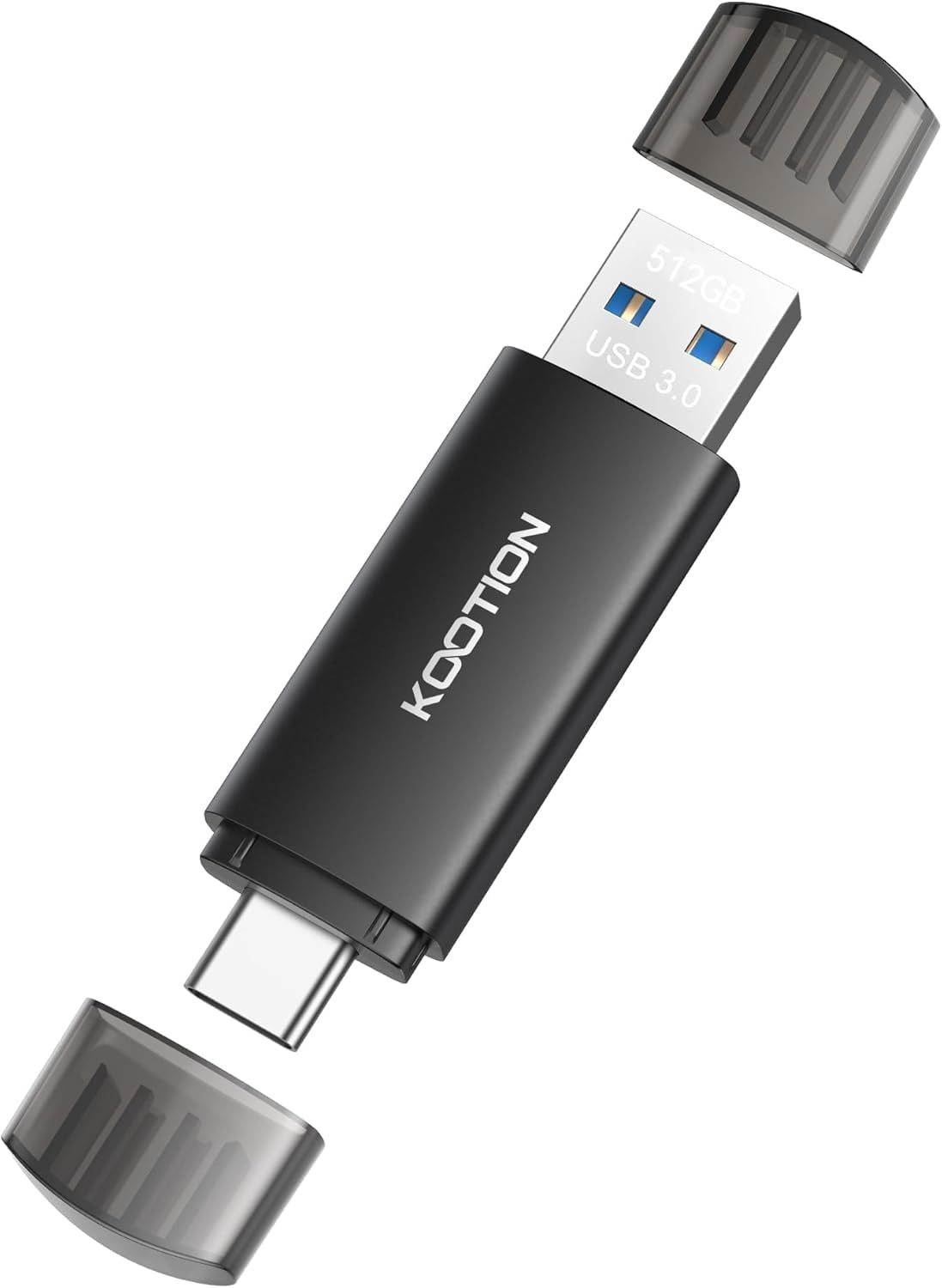 kootion usb c pendrive 512gb con porta otg e supporto multi-platta per android window pc e macbook