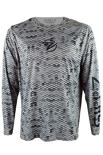 Gillz Men's Ls Extreme Scales AOP