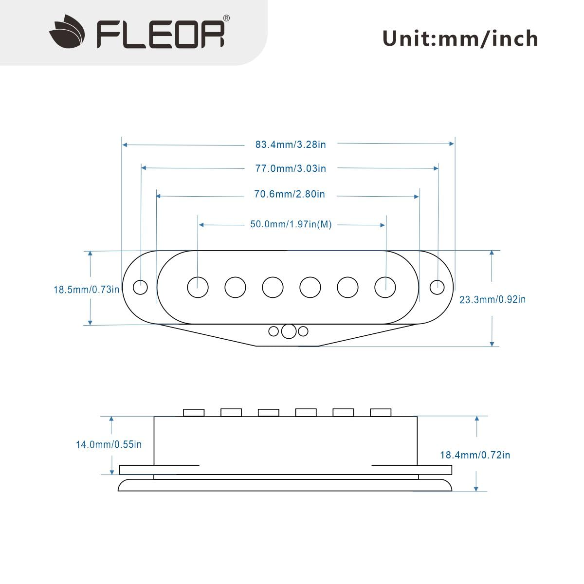 FLEOR 3PCS Pastillas Humbucker de Doble Riel Caliente Alnico 5 para Guitarra y Pastilla de Bobina Simple Mástil+Medio+Puente Juego de Pastillas, Crema